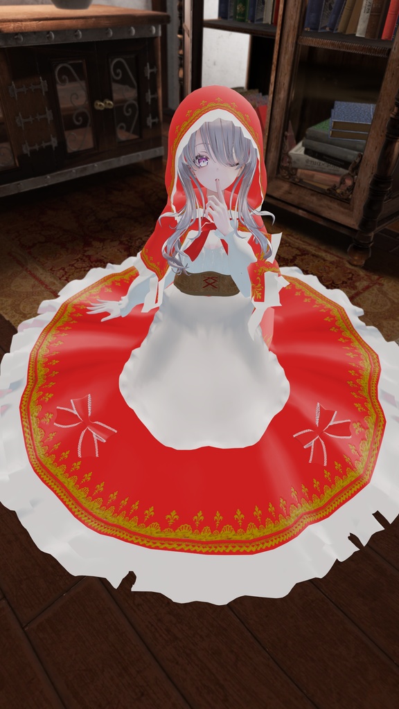 VRChat想定3D衣装「赤ずきんちゃんズ」