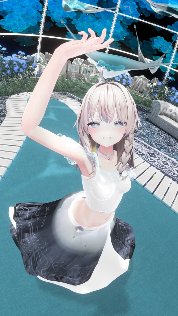 VRChat想定3D衣装「Mist Summer」