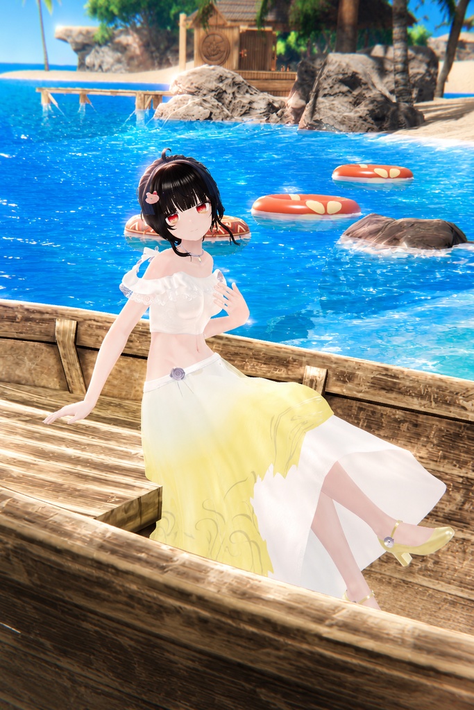 VRChat想定3D衣装「Mist Summer」 販売セール中! 5月18日23時59分まで