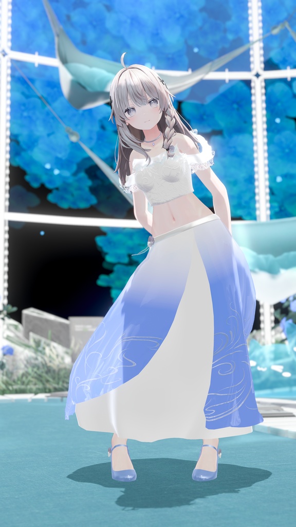 VRChat想定3D衣装「Mist Summer」