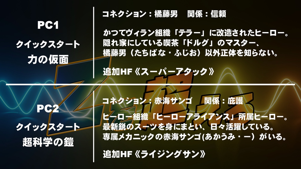 マージナルヒーローズ 非公式シナリオ「Zを超えろ」