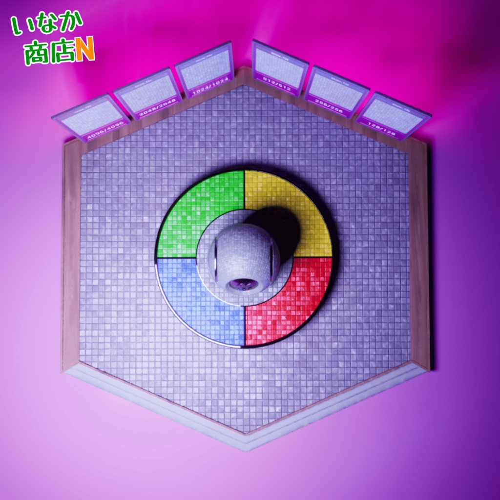 【シームレス軽量128~1K~4K】Stone-Tile_Material!【SBSAR付 パラメータ36種類】