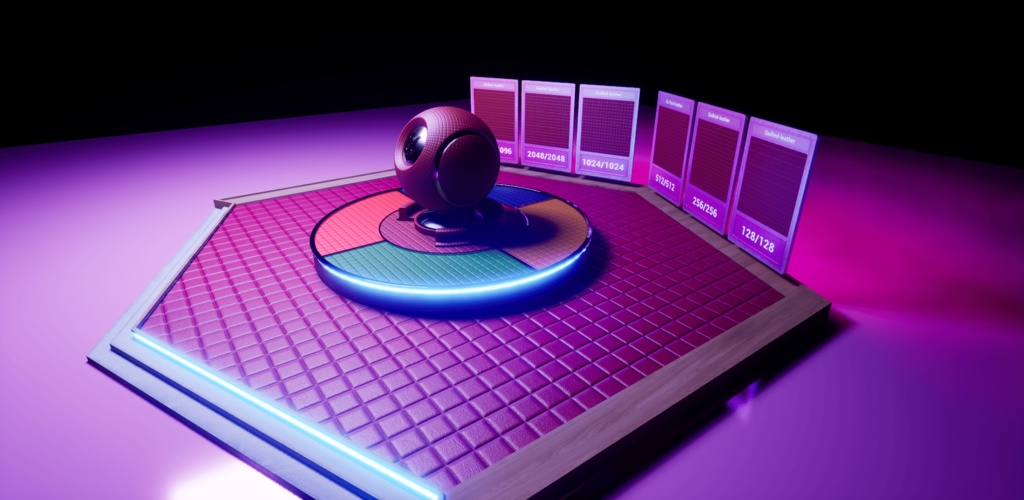 【シームレス軽量128~1K~4K】Quilted-leather Material(square)キルティングレザー マテリアル(スクウェア)【SBSAR&スマートマテリアル付 パラメータ85種類】