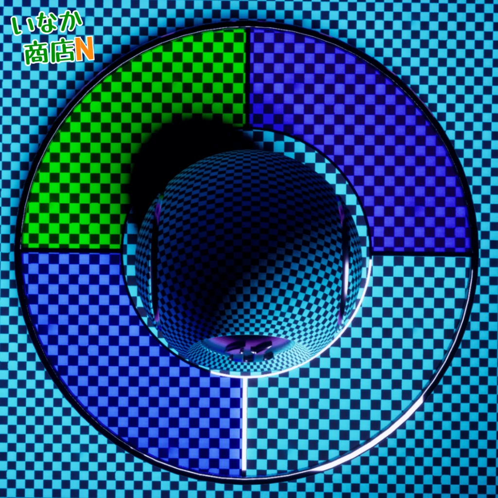【シームレス軽量128~1K~4K】鬼滅の刃でおなじみ!Ichimatsu-Pattern_Material!市松模様【SBSAR&スマートマテリアル付 パラメーター 72種類】