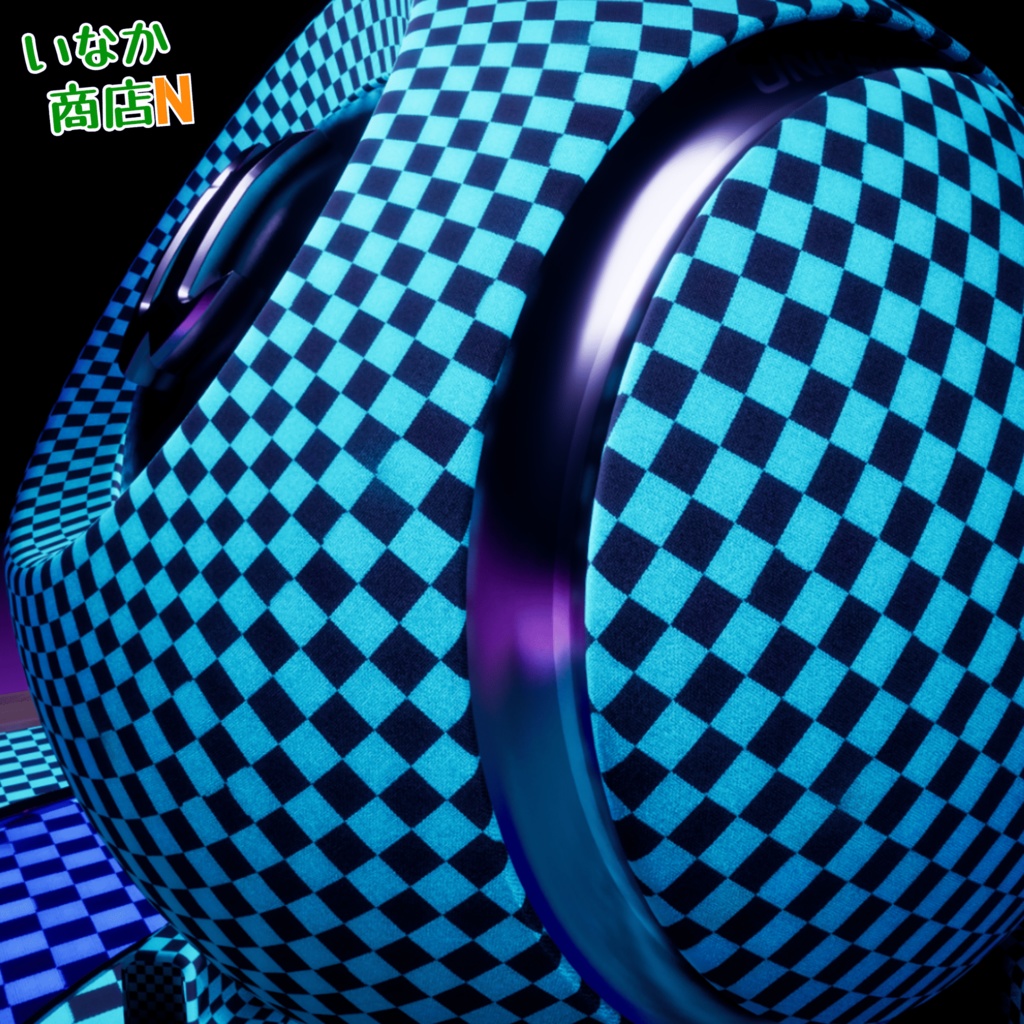 【シームレス軽量128~1K~4K】鬼滅の刃でおなじみ!Ichimatsu-Pattern_Material!市松模様【SBSAR&スマートマテリアル付 パラメーター 72種類】