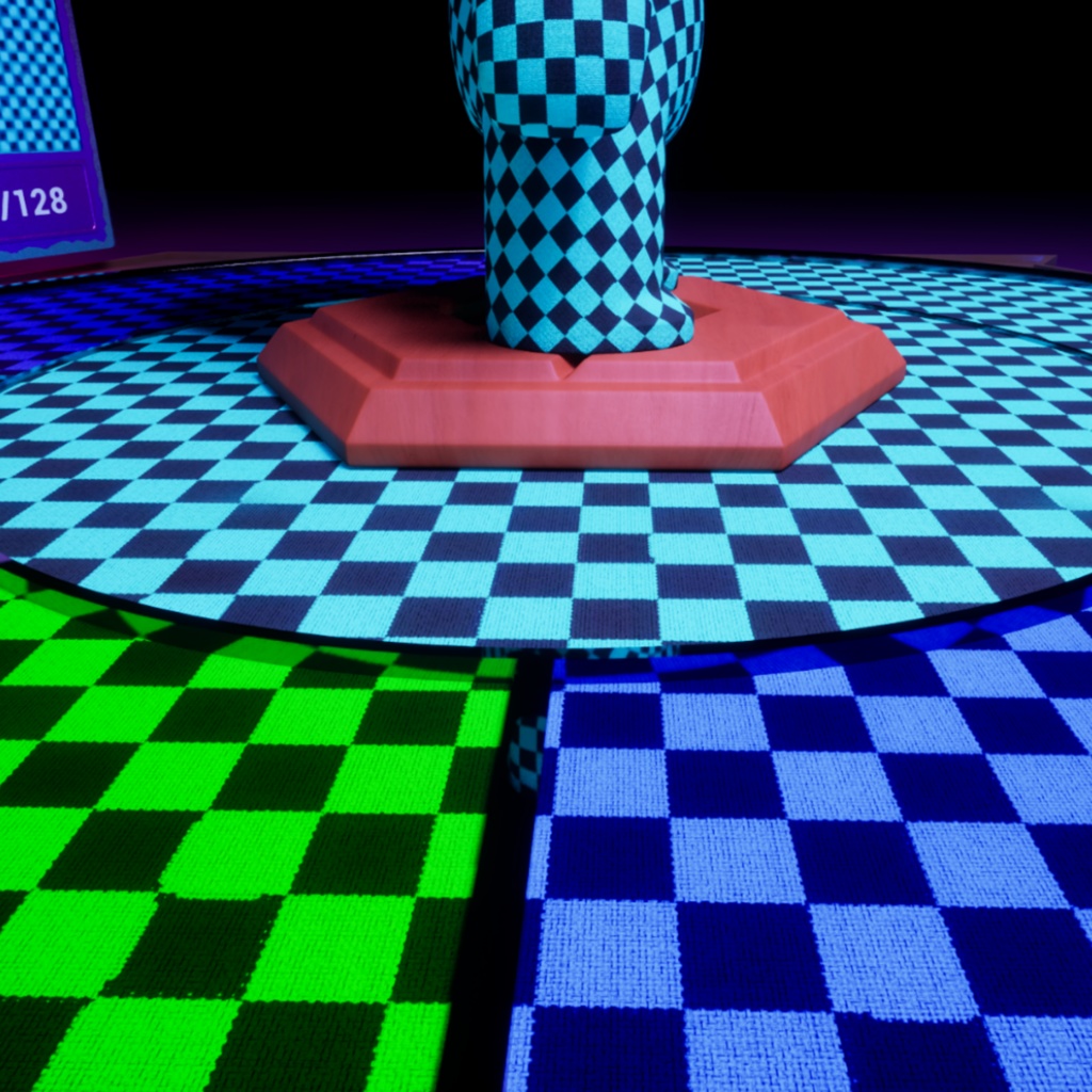 【シームレス軽量128~1K~4K】鬼滅の刃でおなじみ!Ichimatsu-Pattern_Material!市松模様【SBSAR&スマートマテリアル付 パラメーター 72種類】