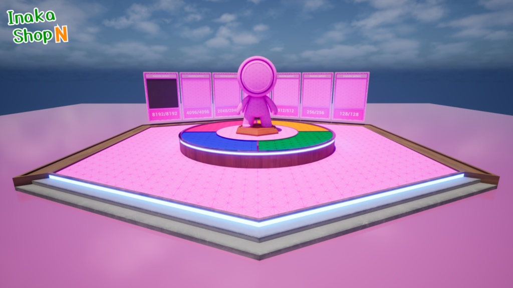 【シームレス軽量128~1K~4K】鬼滅の刃『禰豆子』でおなじみ!Asanoha-pattern_Material!麻の葉 模様【SBSAR&スマートマテリアル付 パラメーター 80種類】