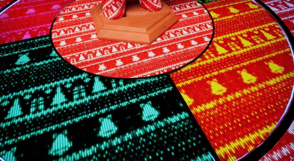 【シームレス軽量128~1K~4K】Nordic-Knit_Christmas-Pattern_Material!ノルディック ニット_クリスマス柄 ( 布 / fabric )【SBSAR&スマートマテリアル付 パラメーター 106種類】