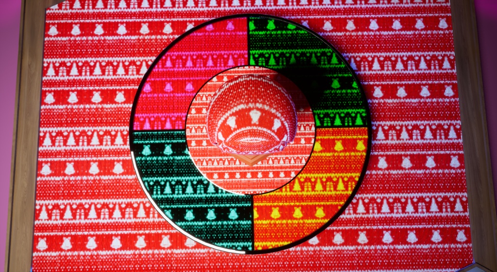 【シームレス軽量128~1K~4K】Nordic-Knit_Christmas-Pattern_Material!ノルディック ニット_クリスマス柄 ( 布 / fabric )【SBSAR&スマートマテリアル付 パラメーター 106種類】