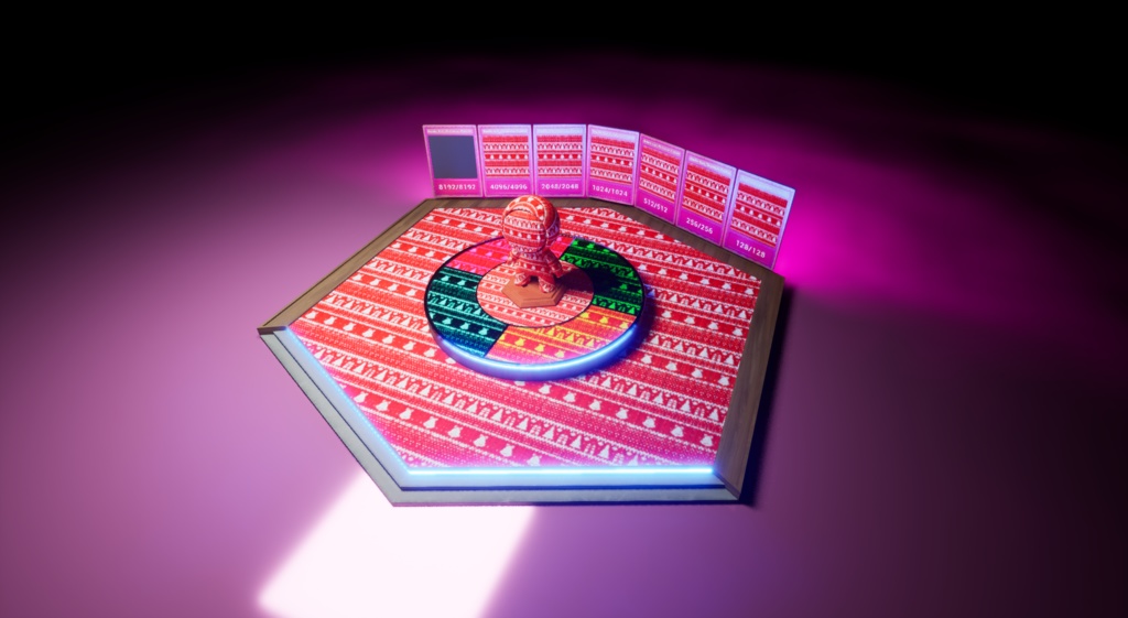 【シームレス軽量128~1K~4K】Nordic-Knit_Christmas-Pattern_Material!ノルディック ニット_クリスマス柄 ( 布 / fabric )【SBSAR&スマートマテリアル付 パラメーター 106種類】