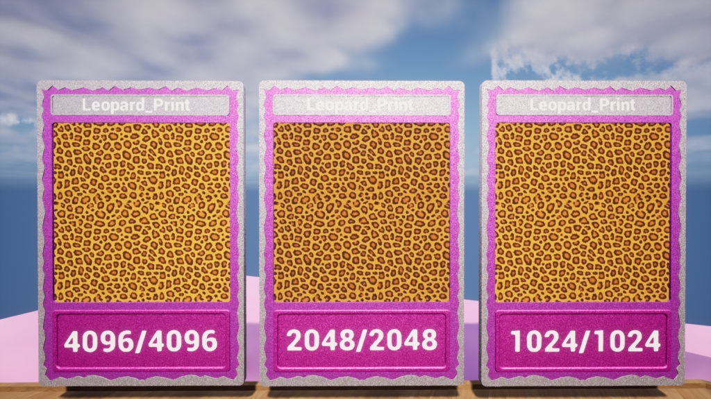 【シームレス軽量128~1K~4K】Leopard_Print_Material!ヒョウ柄 ( 布 / fabric )【SBSAR&スマートマテリアル付 パラメーター 104種類】
