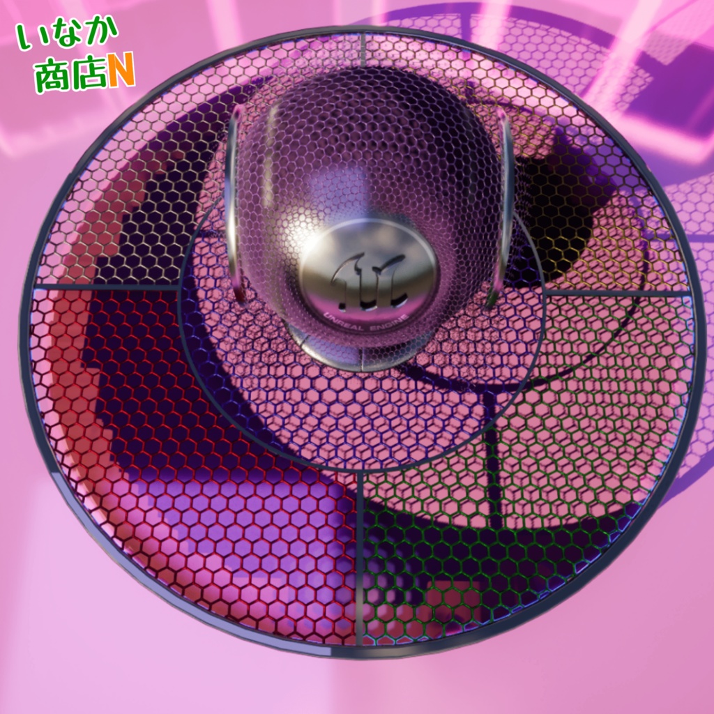 【シームレス軽量128~1K~4K】Honeycomb-Mesh_Material!ハニカムメッシュ ( 金属 / メッシュ )【SBSAR付 パラメーター 63種類】