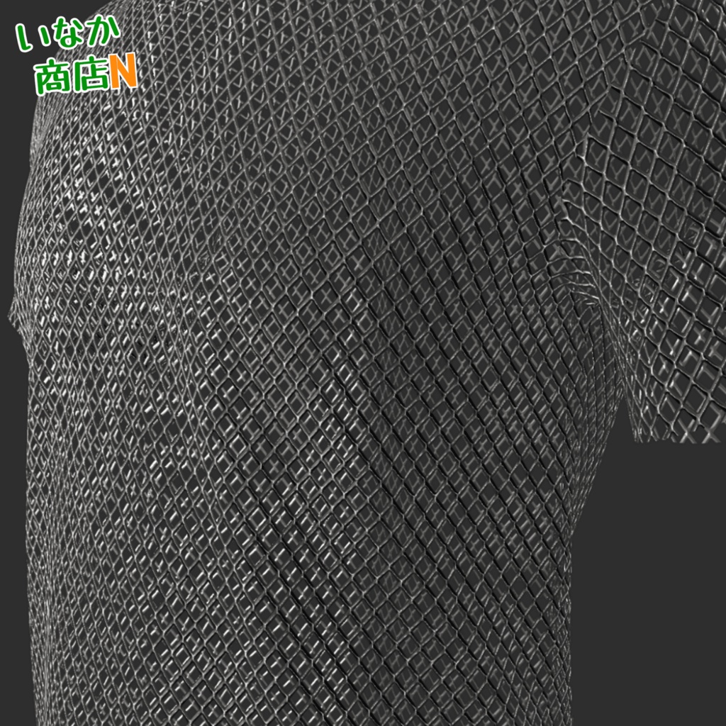 【シームレス軽量128~1K~4K】Diamond-mesh_Material!ダイヤモンドメッシュ ( 金属 / メッシュ )【SBSAR付 パラメーター 92種類】