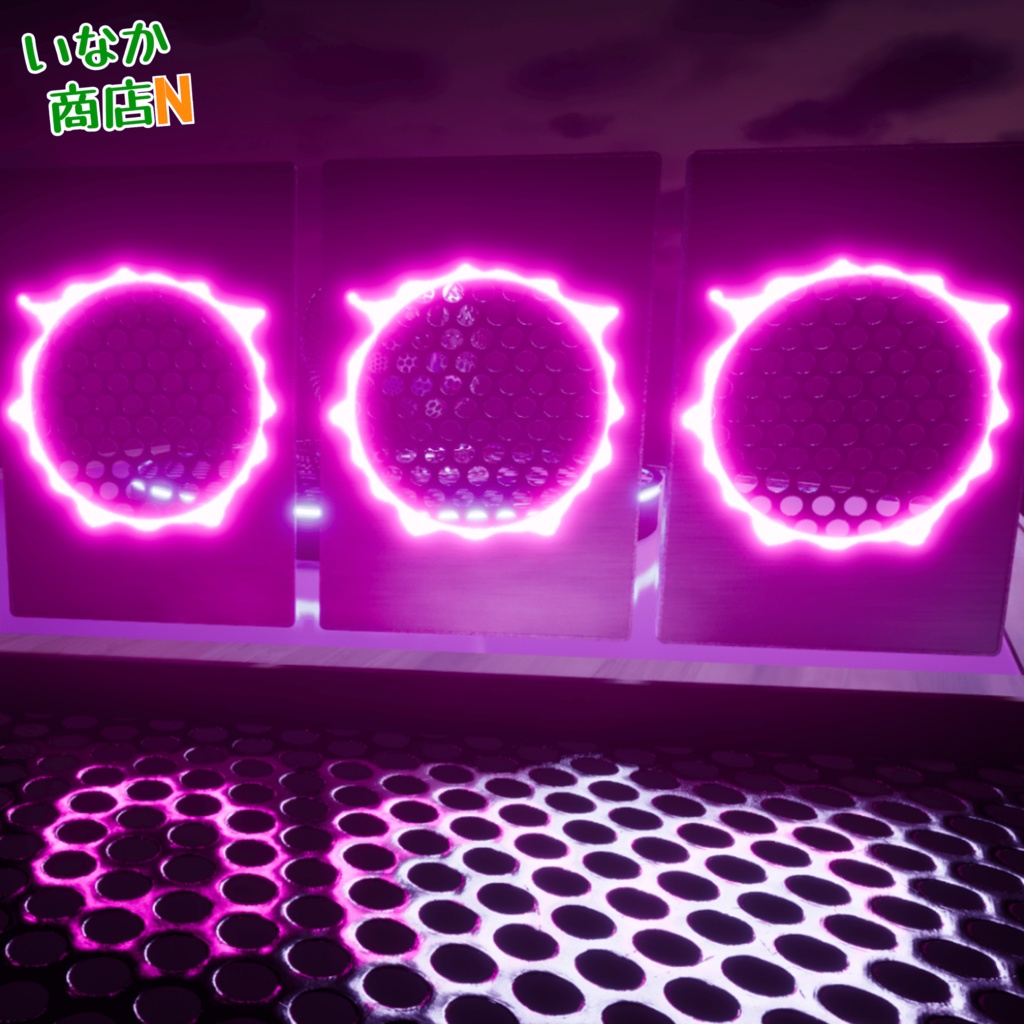 【シームレス軽量128~1K~4K】Punching-Metal-Plate_Material!パンチングメタル ( 金属 / メッシュ )【SBSAR付 パラメーター 92種類】