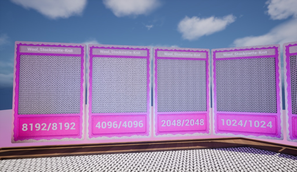 【シームレス軽量128~1K~4K】Wool_Stockinette-Knit_Material!ウール-メリヤス編み (ファブリック)【SBSAR & スマートマテリアル付 パラメーター 88種類】