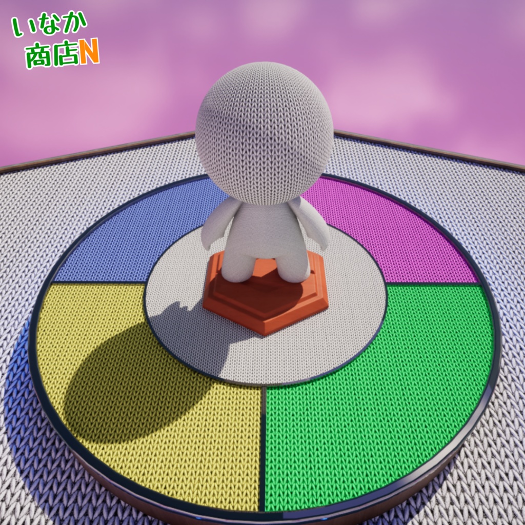 【シームレス軽量128~1K~4K】Wool_Stockinette-Knit_Material!ウール-メリヤス編み (ファブリック)【SBSAR & スマートマテリアル付 パラメーター 88種類】