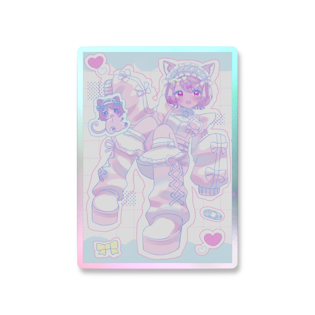ゆりぴのジャージメイド オーロラスマホステッカー