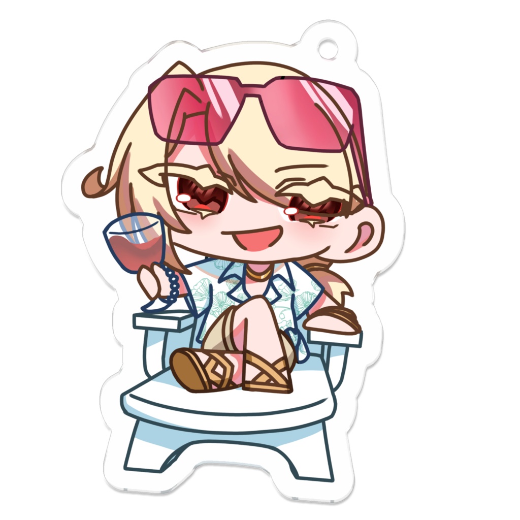 【vol.1】さまーばけーしょん！アクリルキーホルダー　虚堂院 カイ