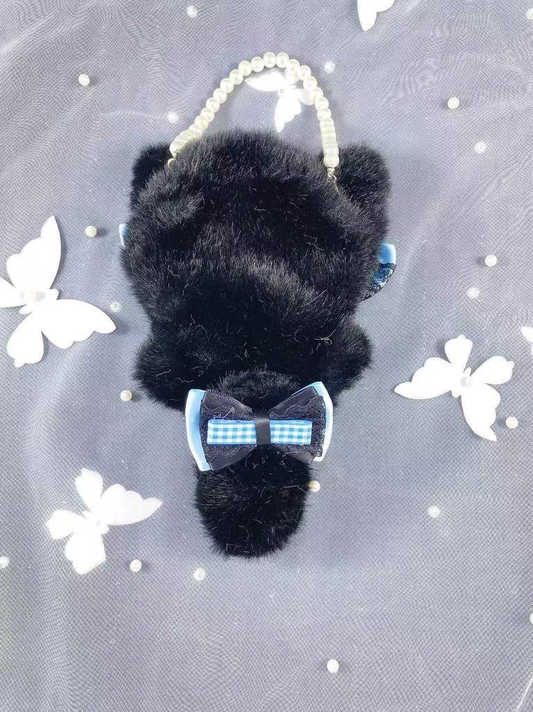 *ニャンコロリータ 立ちぬい服10-13cm 猫耳 青Vol.16 *着せ替え