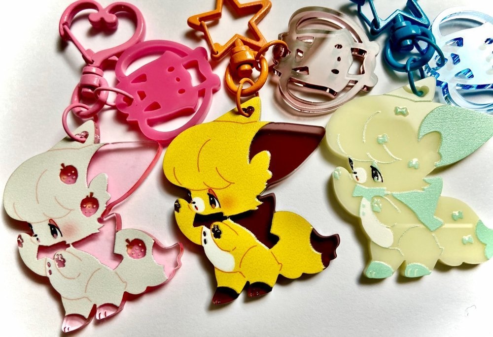 コンコン🦊🐾アクキー