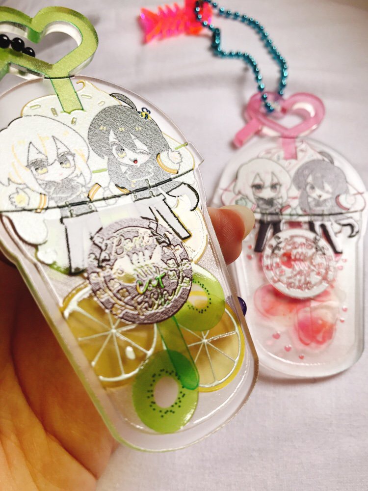 ずおばみドリンクアクキー(一兄と一緒new!)