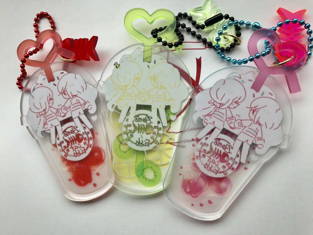 ずおばみドリンクアクキー(一兄と一緒new!)