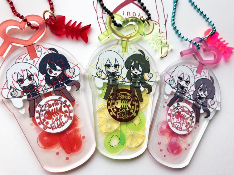 ずおばみドリンクアクキー(一兄と一緒new!)