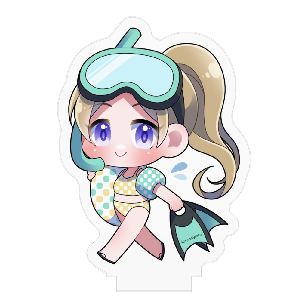 シュノーケリングガール/アクリルフィギュア