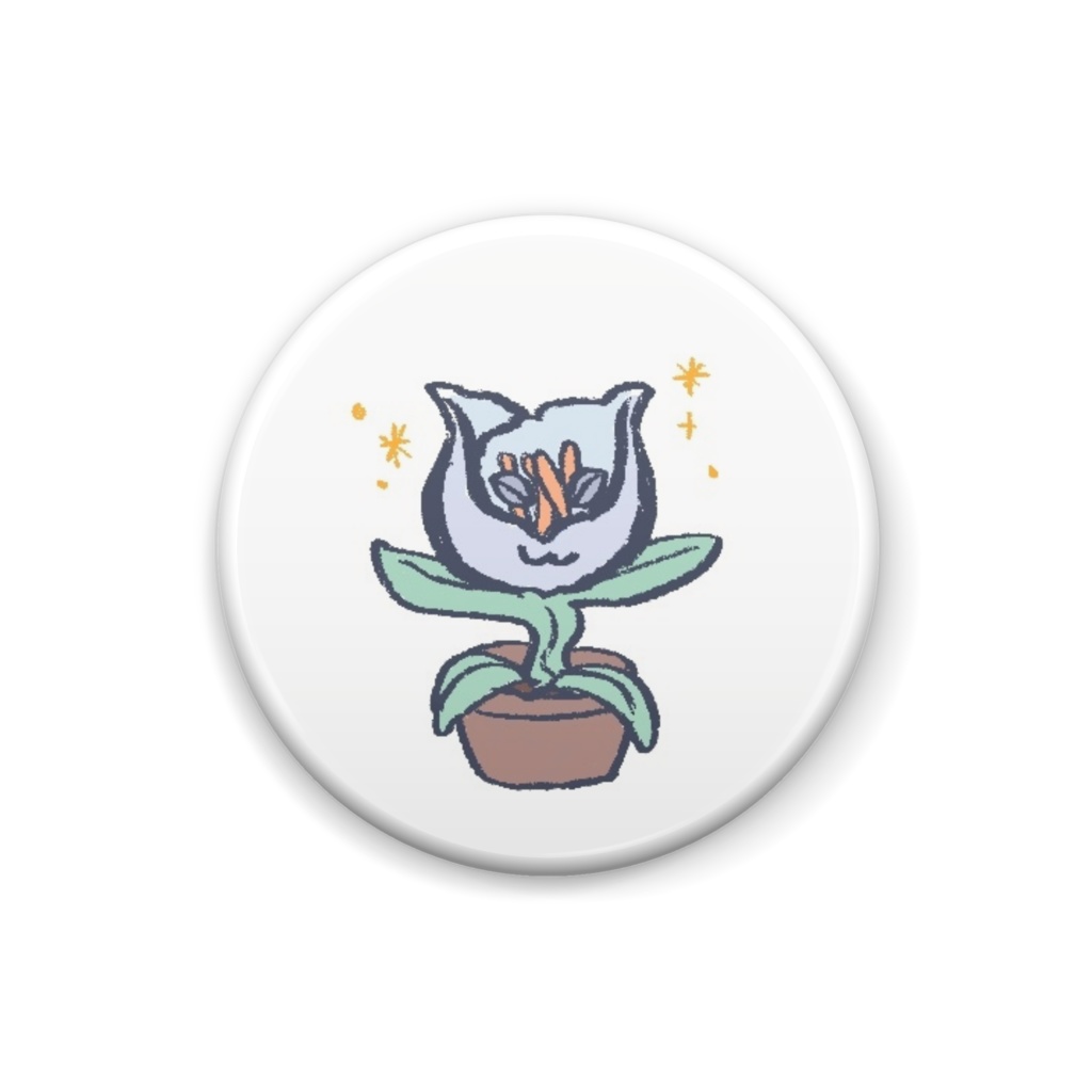 ネコクサ 缶バッジ