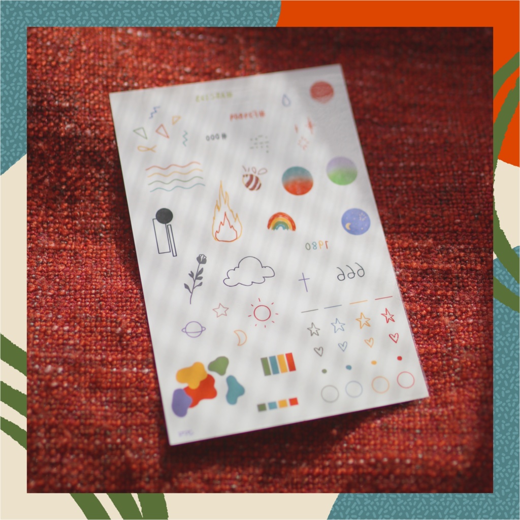 ミニタトゥーシール【シンプルモチーフ】