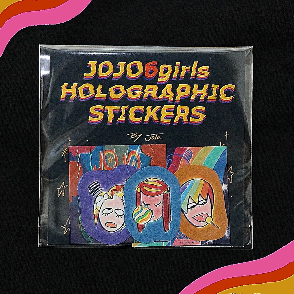 60 70 S Jojo6 Girls ホログラムシール Jola S Shop Booth