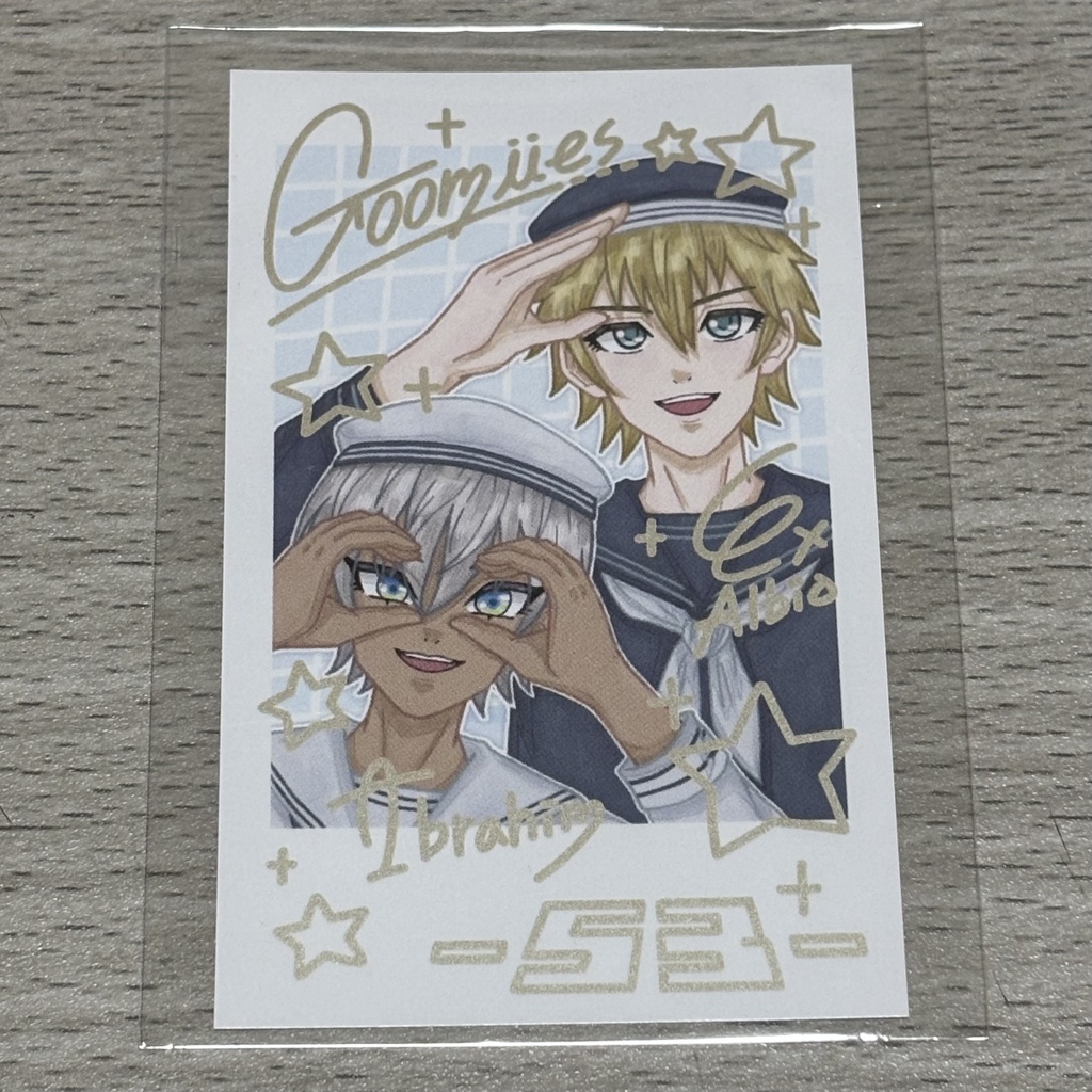 エクス･アルビオ&イブラヒム チェキ風カード