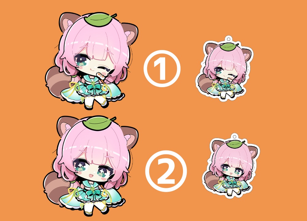 狸原ことね 500人記念グッズ①