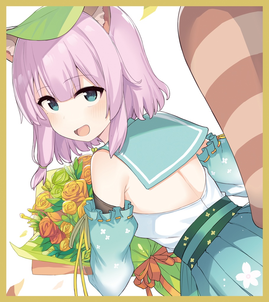 狸原ことね2022誕生日記念グッズ直筆サイン入り複製色紙