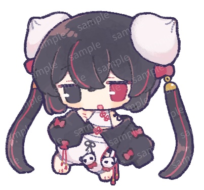 龍美アクリルキーホルダー🐼🎀