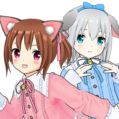 【VRMモデル配布】ドナ&ドニー【無料】