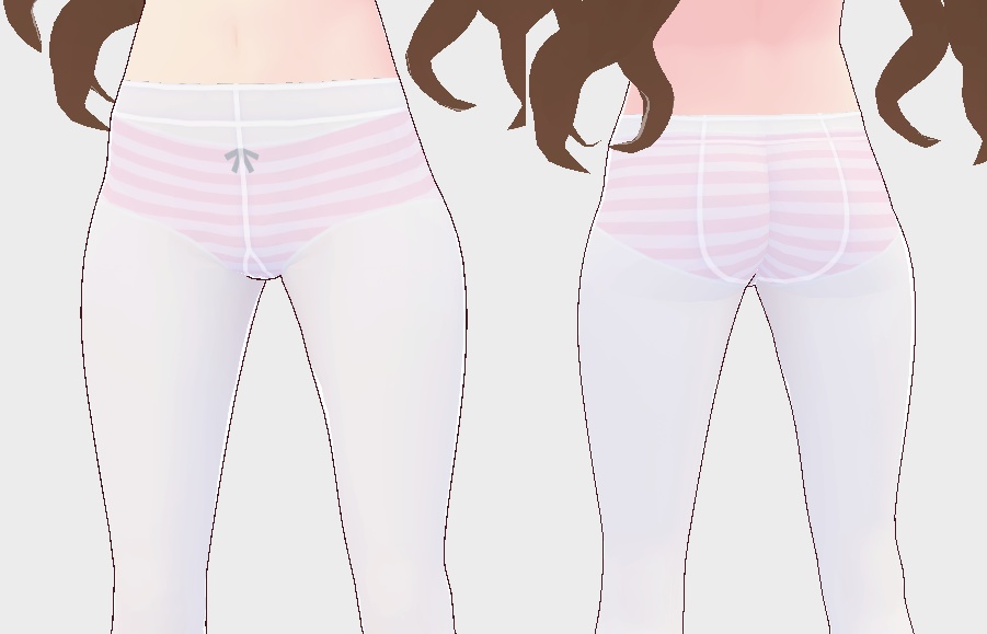 【VRoid】透け白タイツ【無料】