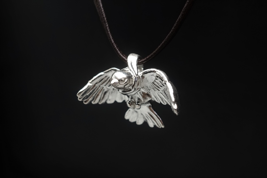 寒がりなスズメ