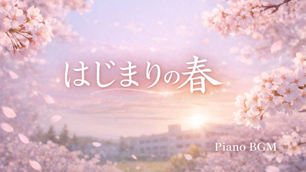 はじまりの春｜やさしく前へ進むピアノBGM（無料DL可・卒業/新生活/スライドショー）