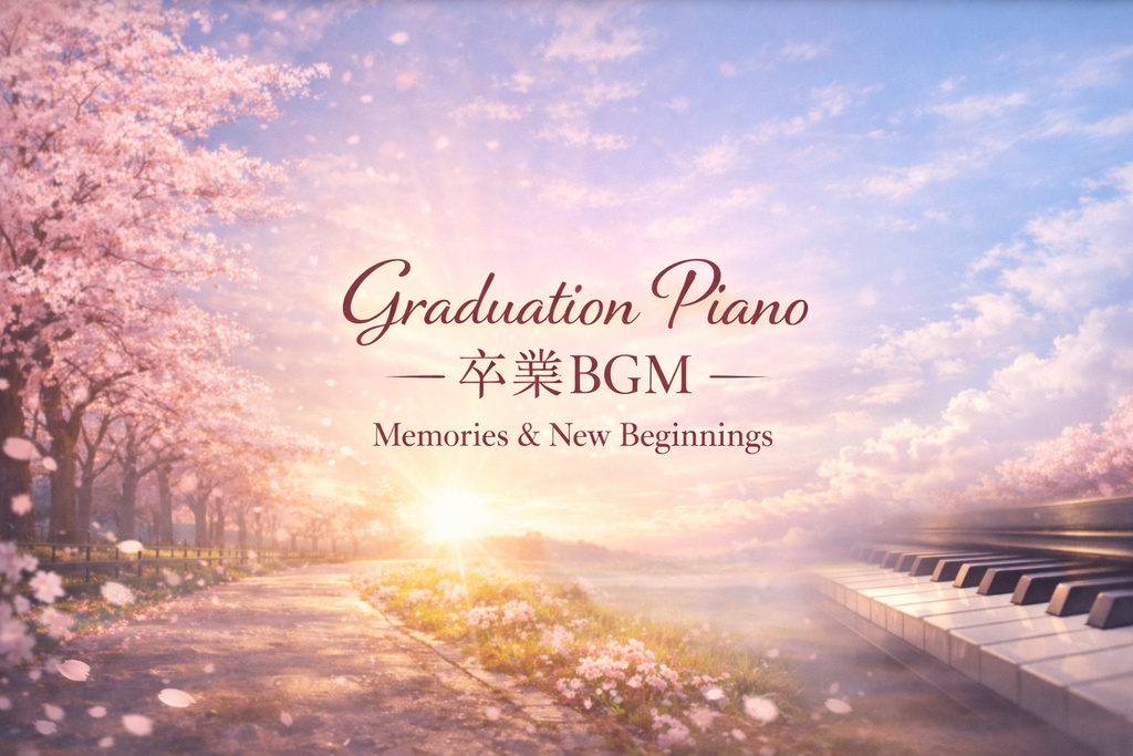 Graduation Piano｜ピアノBGM音源【WAV/MP3ダウンロード】- ご支援 500円