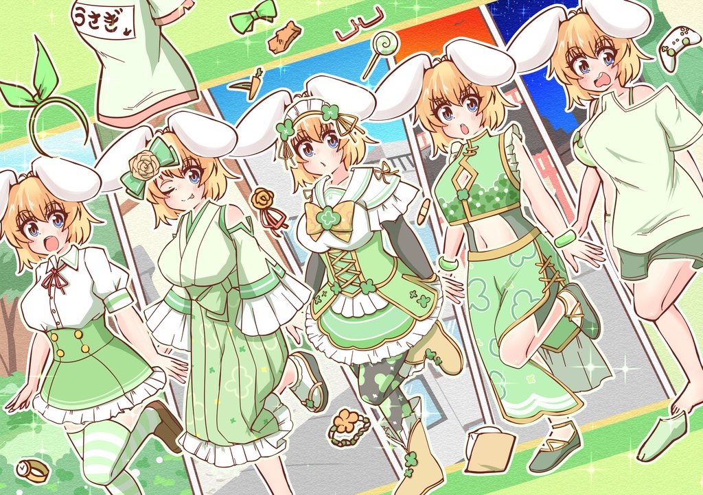 おでかけうさぎちゃんとぉと🍀