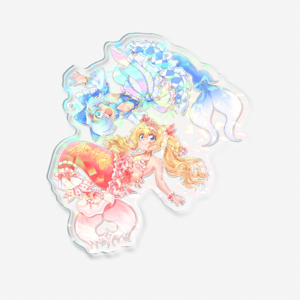 七色海とマーメイドアクキー