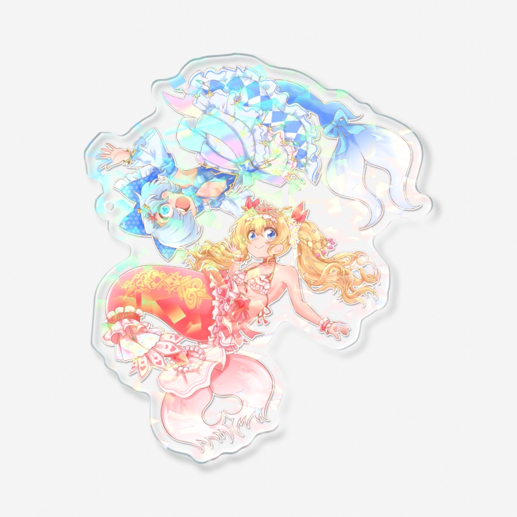 七色海とマーメイドアクキー