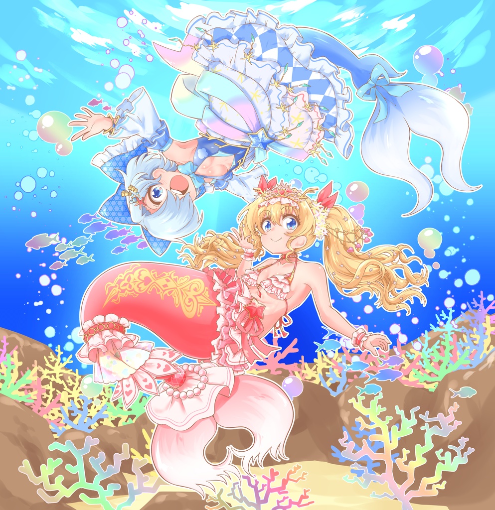 七色海とマーメイドオーロラアクスタ