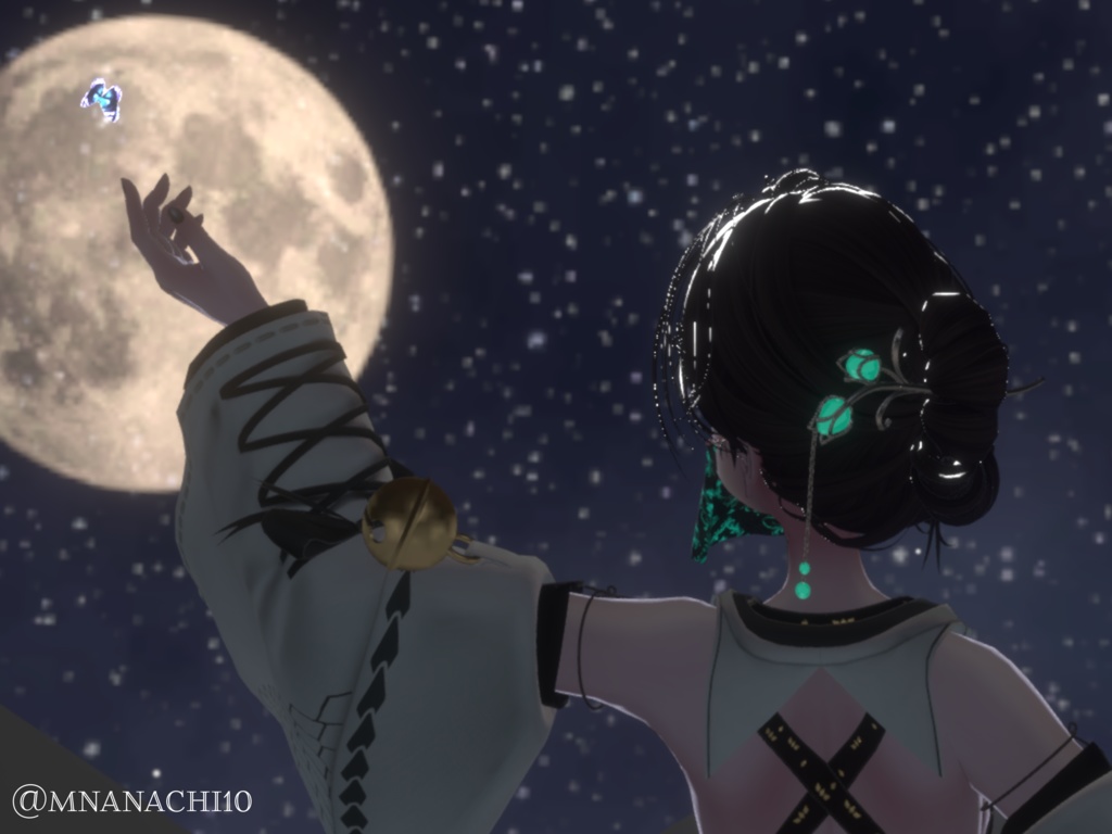 【FREE/無料】-GlacierBloom- ornate hairpin&earrings