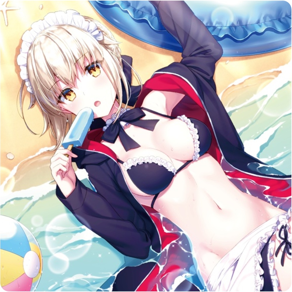 キャラクタープレイマットセレクション Fate Grand Order Vol 24 アルトリアオルタ 水着ver Ringoen Booth