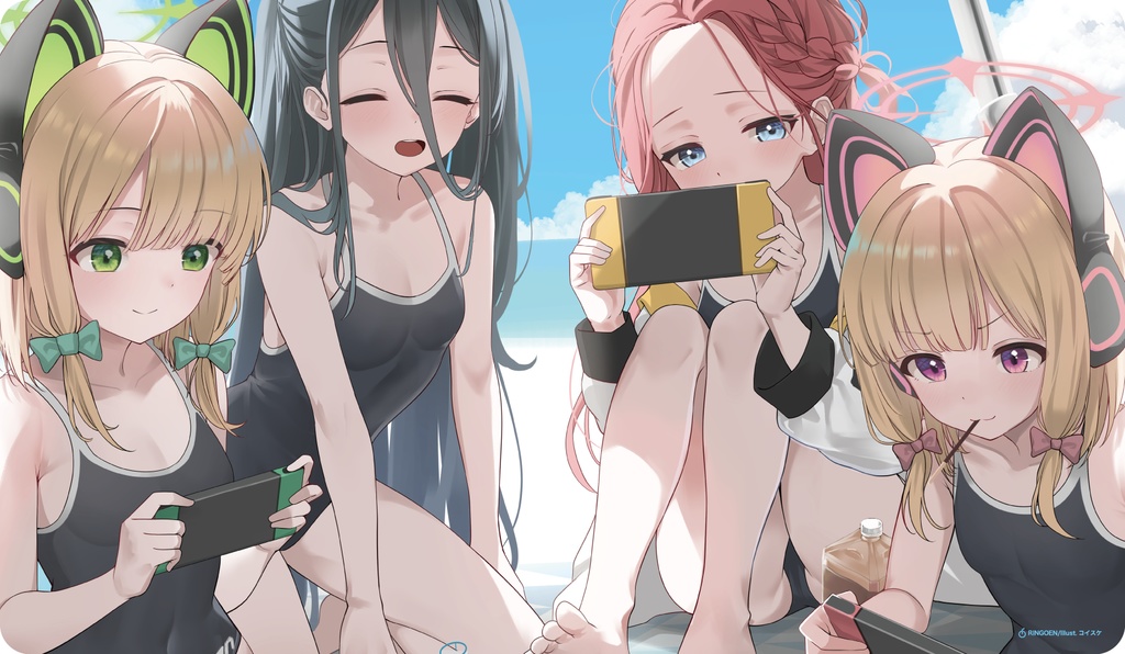 キャラクタープレイマットセレクション ブルーアーカイブ『ゲーム開発部』