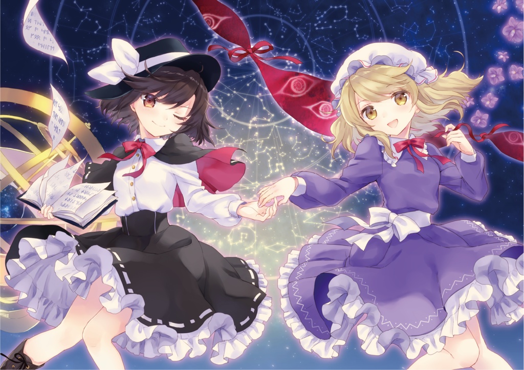 キャラクタープレイマットセレクション メリー＆蓮子