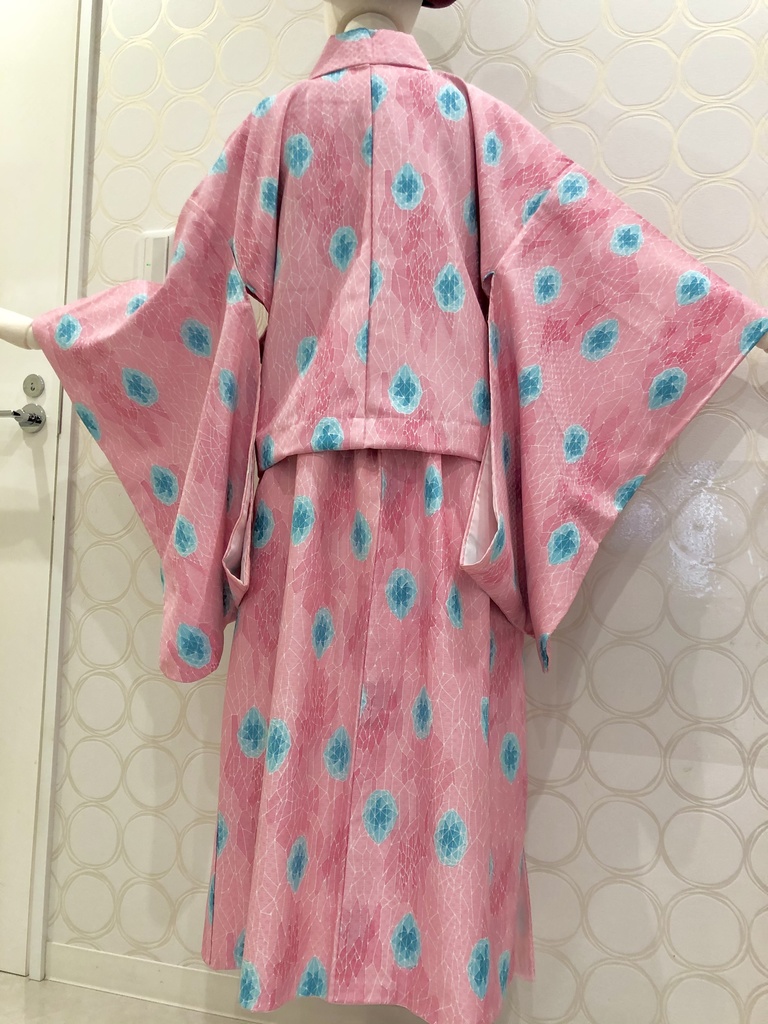 №1 着物リメイク ダイヤモンド柄