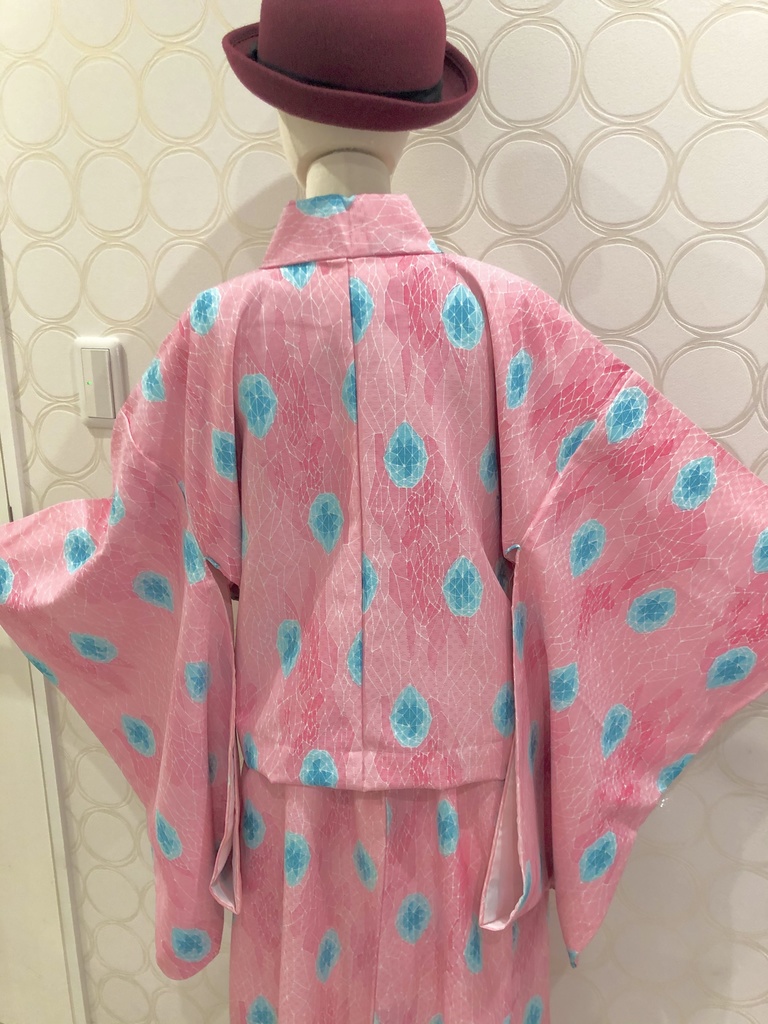 №1 着物リメイク ダイヤモンド柄